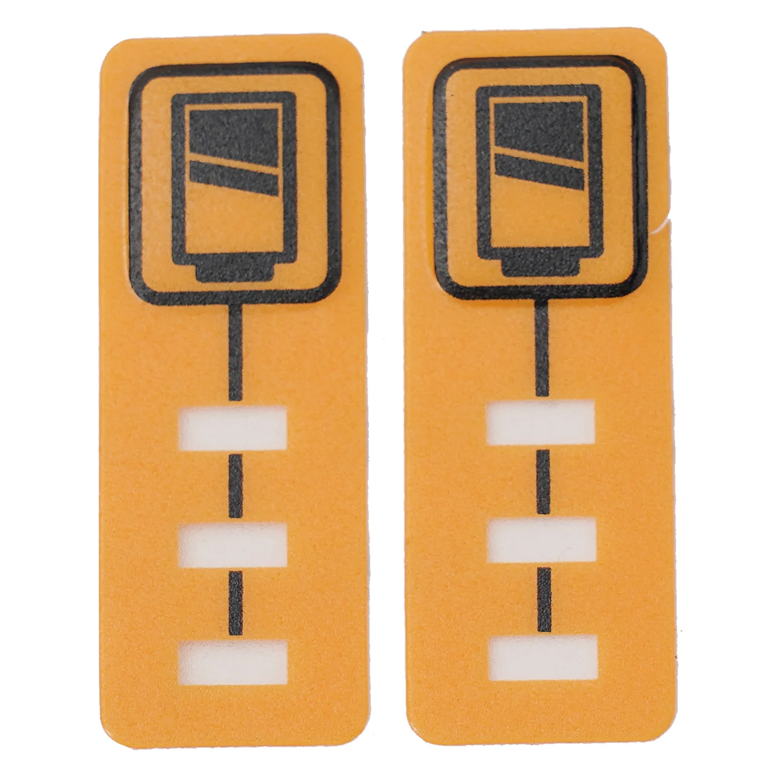 2PCS DCB200 Battery Capacity LED Key Sticker Label For De-Walt 18V 14.4V Lithium Battery Replacement Stickers Power Tool Parts