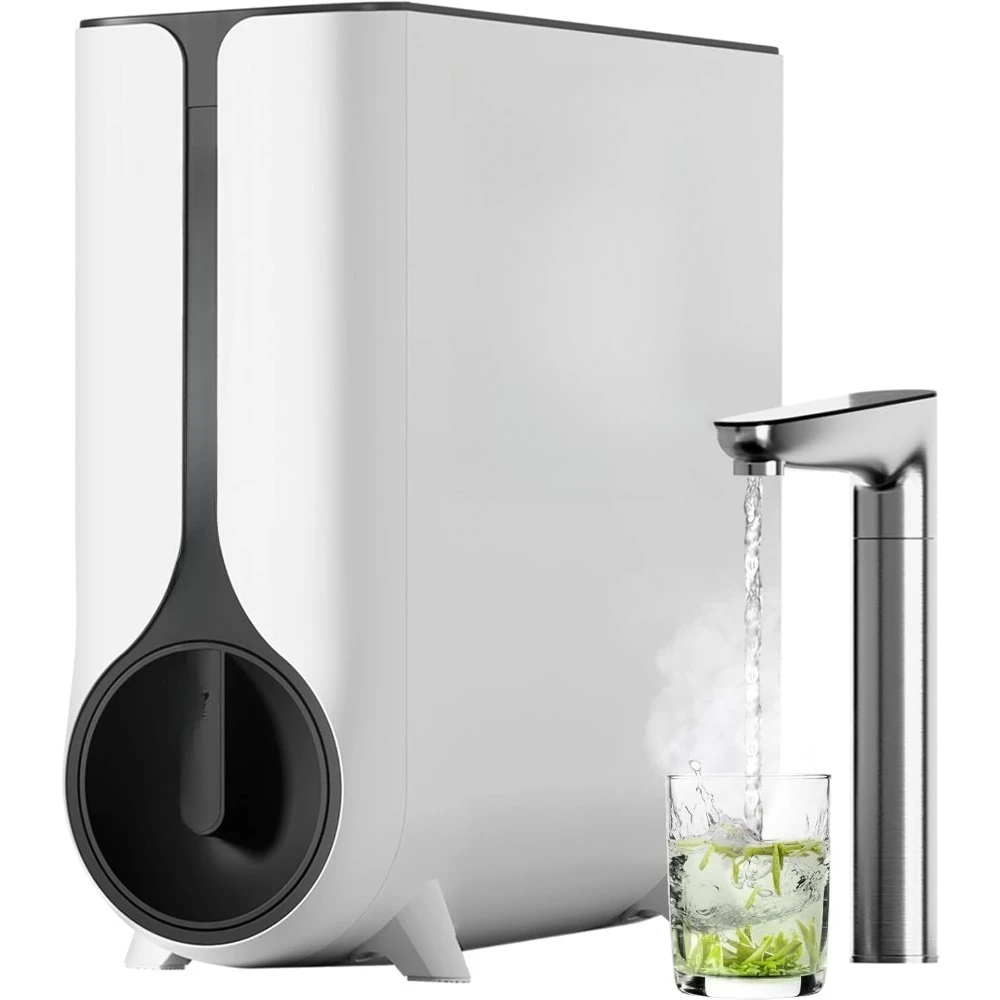 US Shipping Reverse Osmosis Water Filter System 600 GPD Tankless Under Sink with Instant Hot and Cold Water Dispenser Smart