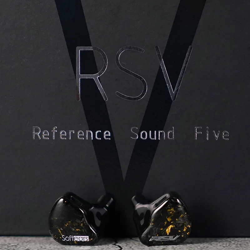 Softears RSV RS5 Earphones 5BA IEM Reference Sound Five Series In-Ear Monitor Earbuds