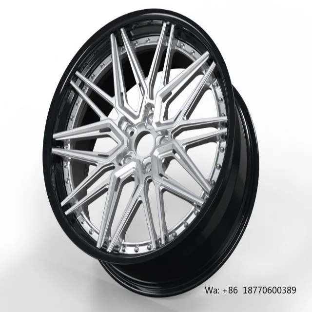 

Premium Class Alloy New Forged Wheel Hub Heavy Duty High Grade Surface Sturdy Rim Zinc Plated Two Piece WHEELBOSS Concave Design