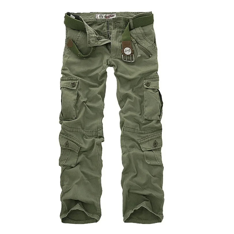 Mens Cargo Pants Black 2024 Summer Fashion Men Many Pocket Camo Trouser Male Urban Tactical Straight Camouflage Pants Men