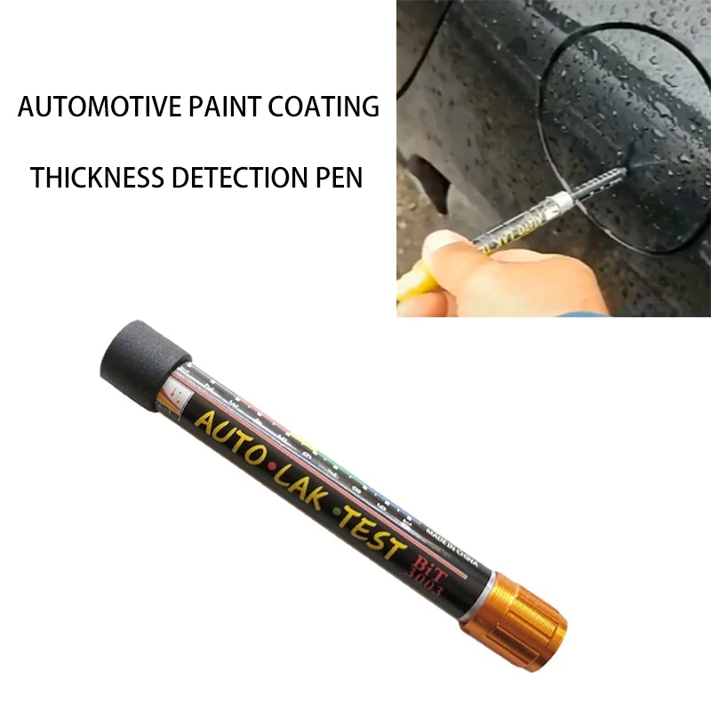 Automotive Coating Thickness Inspection Pen Auto Paint Crash Check Test Paint Tester With Magnetic Tip Scale Car Inspection Tool