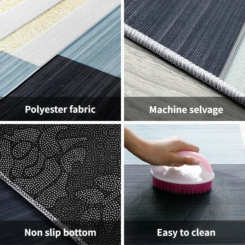 Easy Clean Abstract Style Carpet Living Room Non-slip Bedroom Decor Floor Mat Large Area Sofa Table Area Rugs Customizable Ковер