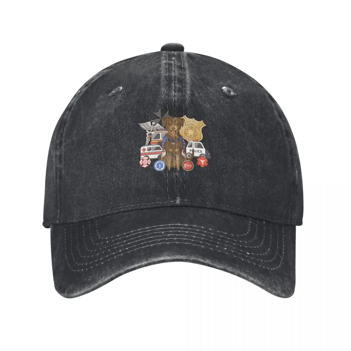 Coco the 1st Responder Therapy K9 Baseball Cap derby hat Designer Hat |-F-| Ball Cap Men's Women's