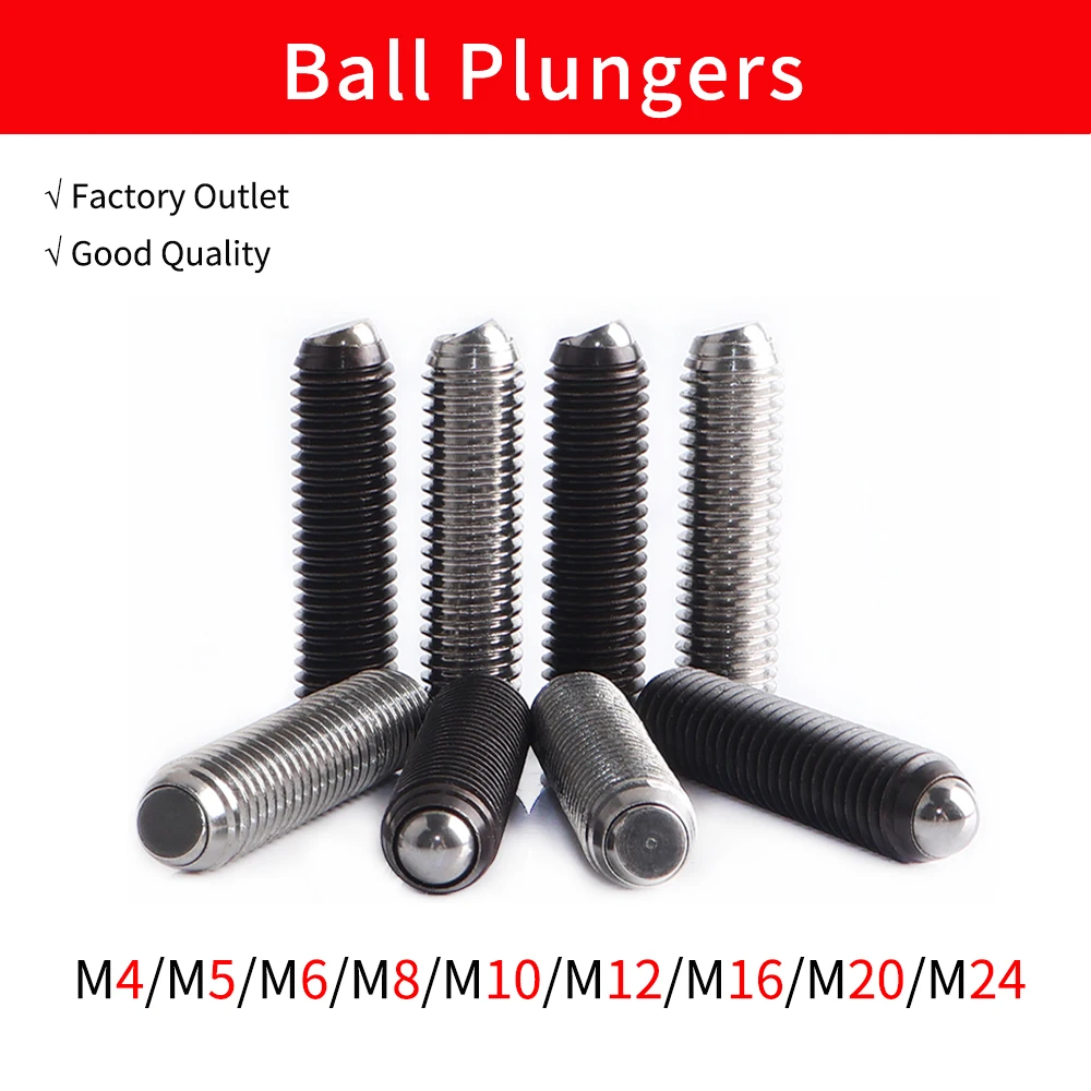 

Free Shipping QB418 Half Round Head Screw Angle Seat Type Ball Head Plunger Flat Head Positioning Beads Hexagonal Locking Screw