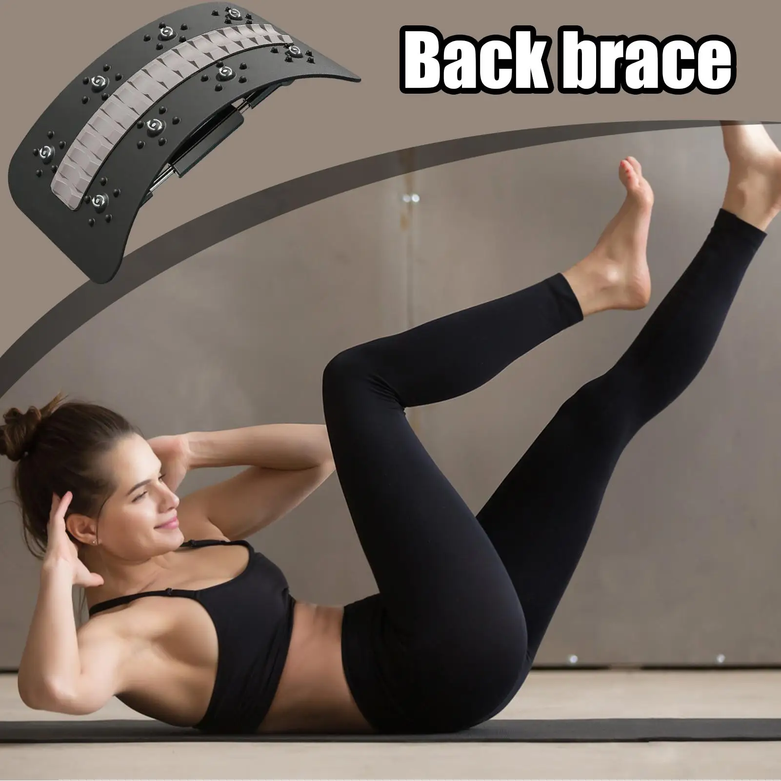 Zurück Riss Gerät Lenden Zurück Cracker Mit Magnet Massage Wirbelsäule Deck Rissige Massage Stretching Ausrüstung Workout Werkzeug Für