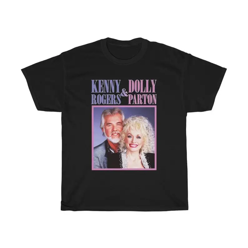 Kenny Rogers and Dolly Parton Shirt T-Shirt Classic Unisex Best