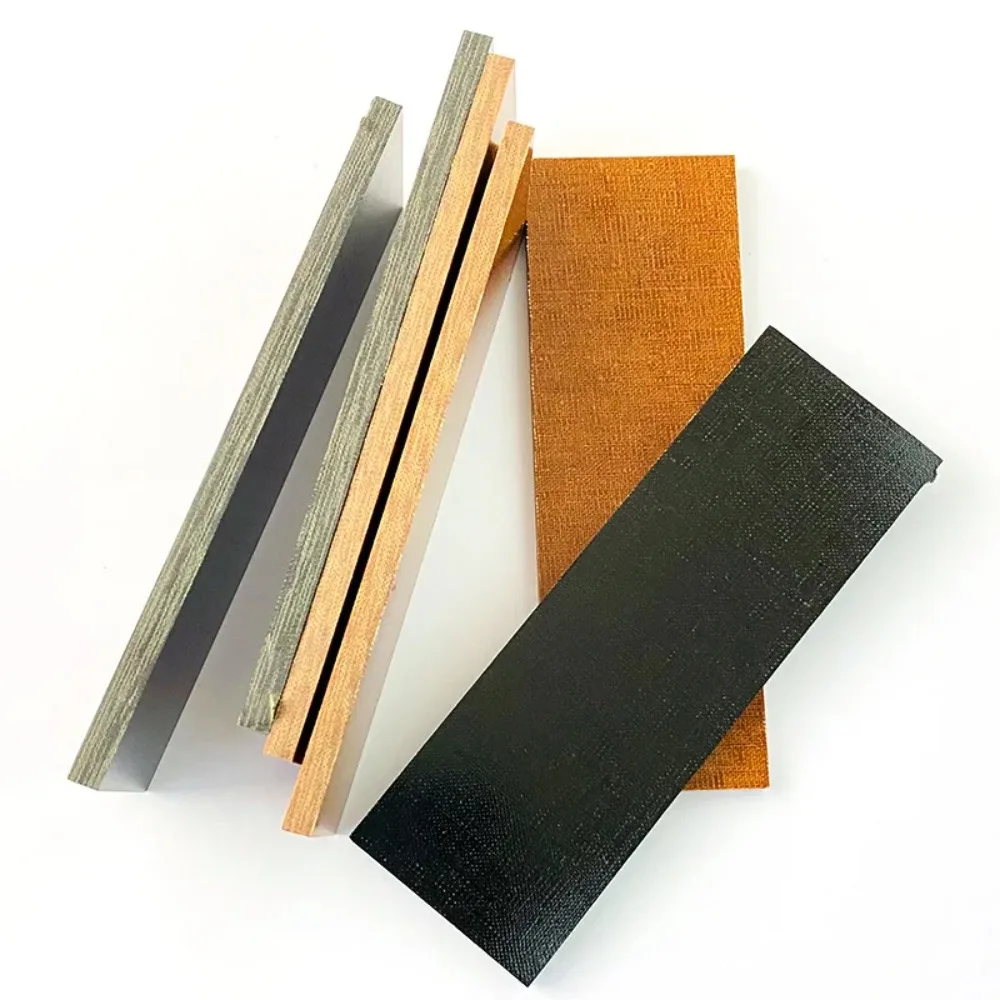 1 Piece Linen Micarta Knife Handle Material – Laminated Space-Grade Composite, DIY Blanks for Custom Knife Making
