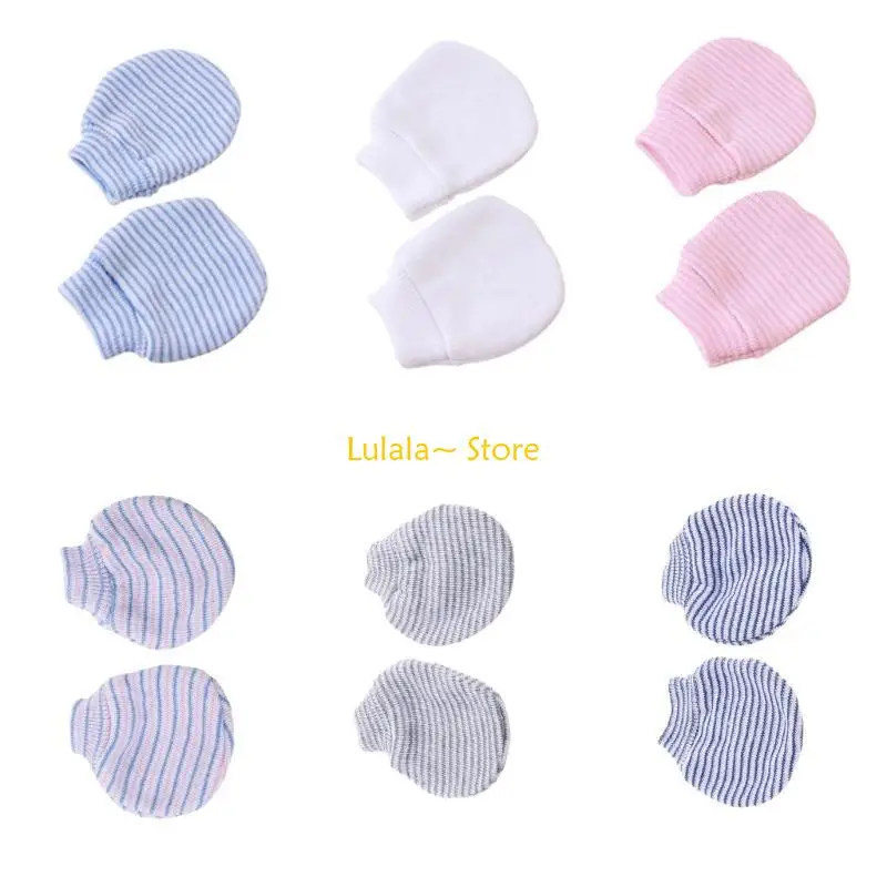 

Y4QA 3PAIR/SET SAMPTIOL CILIT BABY Вязаные перчатки новорожденные анти-съедобные анти-Grab Glove