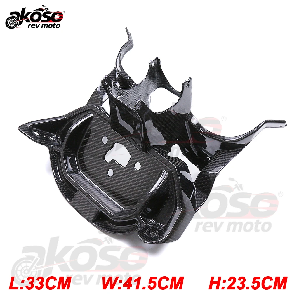 أجزاء حامل أدوات لوحة القيادة لسيارات BMW M1000RR M 1000 RR 2023 2024 3K ملحقات الدراجة النارية من ألياف الكربون الجافة