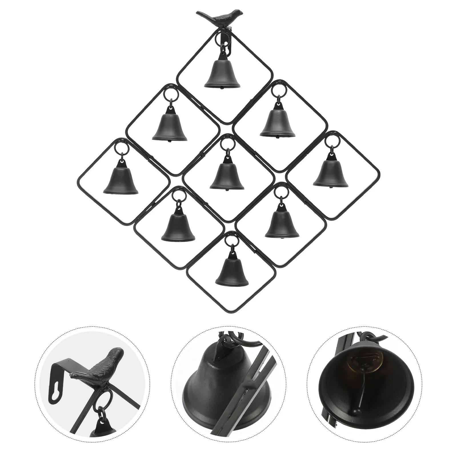 

Metal Wind Chimes Outdoor Small Garden Windchime Vintage Home Decor Hanging Decorations for Patio Outdoors