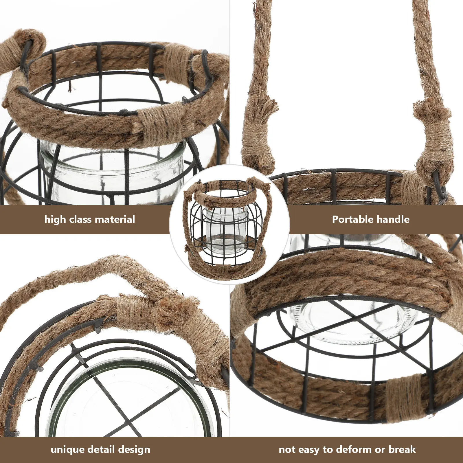 Portacandele in Ferro, Lantern - Candle Holder Decor recensione e prezzo