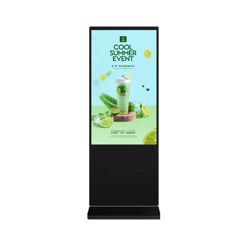 

Standing advertising machine display screen Shopping mall hotel advertising screen Touch inquiry all-in-one machine Digital
