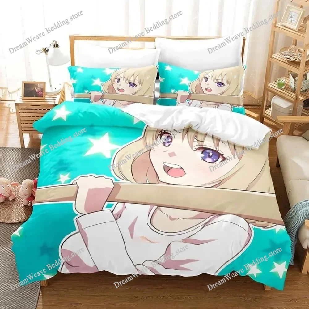 Home Textile Cartoons A Couple of Cuckoos Cover Duvet Cover Pillow Case Boy Girl Polyester Bedding Set King Queen Twin Size