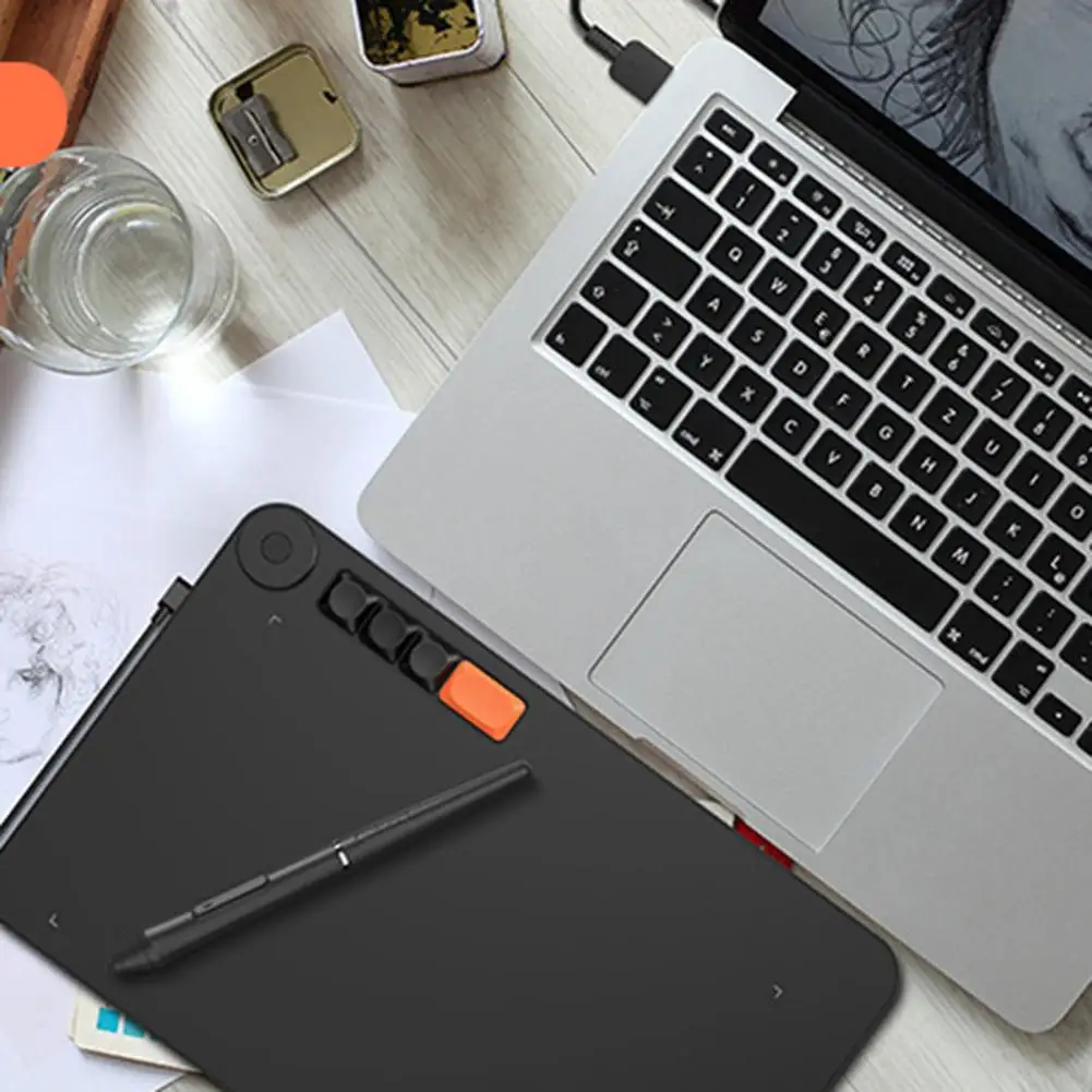 Графический планшет VO1060, 290 PPS, 60 градусов, 4 клавиши, для Android/Windows/Mac/OS