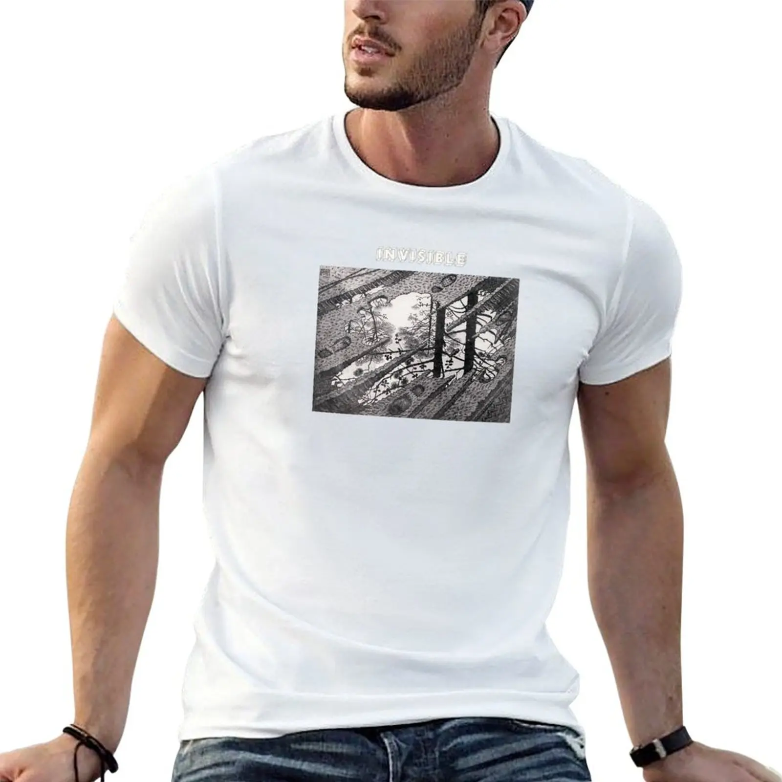 Spinetta-Camiseta Invisible para hombre, camisetas informales de anime para hombre, camisetas gráficas para hombre