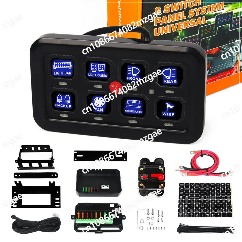 

Новый 8-позиционный переключатель с сенсорным экраном, внедорожник, модифицированный сенсорный экран, панель управления, блок управления, светодиодный автомобильный сенсорный экран