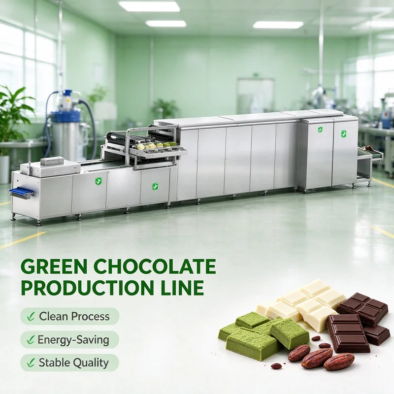 Chocolate Making Production Line Small Chocolate Bar Making Machine Cocoa Bean Processing Tempering Machine Fat Melting Tank