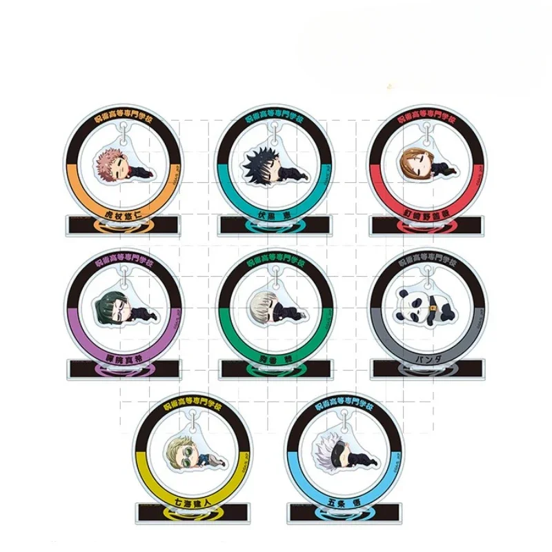 

Game Kugisaki Nobara Fushiguro Megumi Gojo Satoru Yuji Itadori Acrylic Stand Doll Anime Figure Model Plate Cosplay Toy for Gift