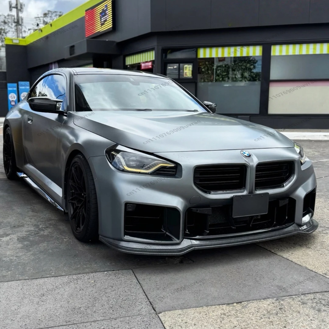 

Front Bumper Lip Splitter For BMW 2 Series M2 G87 2023 2024-2026 ABS Auto Performance Parts Trim Guard Spoiler Valance Protector