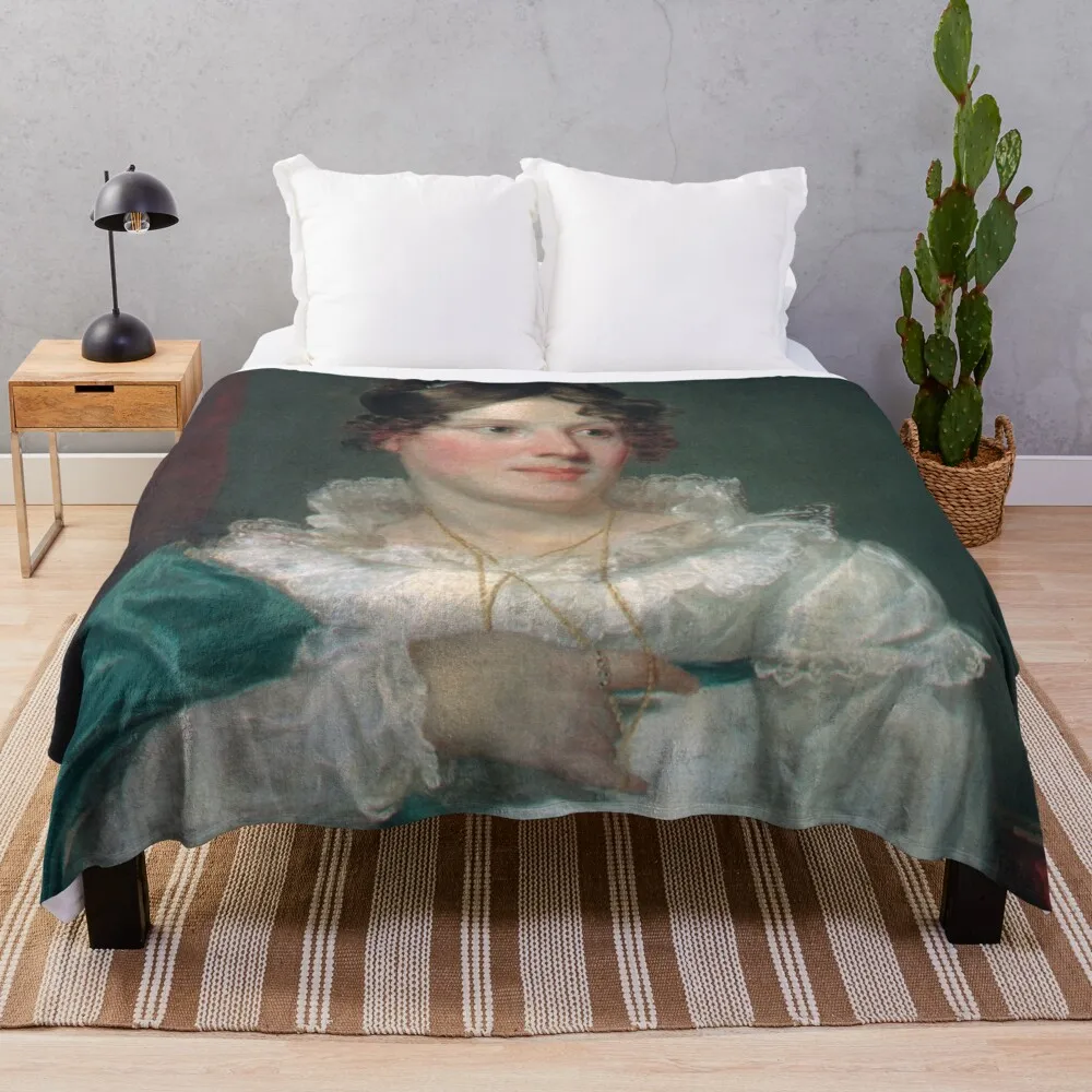 

Mrs. Daniel DeSaussure Bacot Throw Blanket manga Beautifuls Soft Plush Plaid Blankets