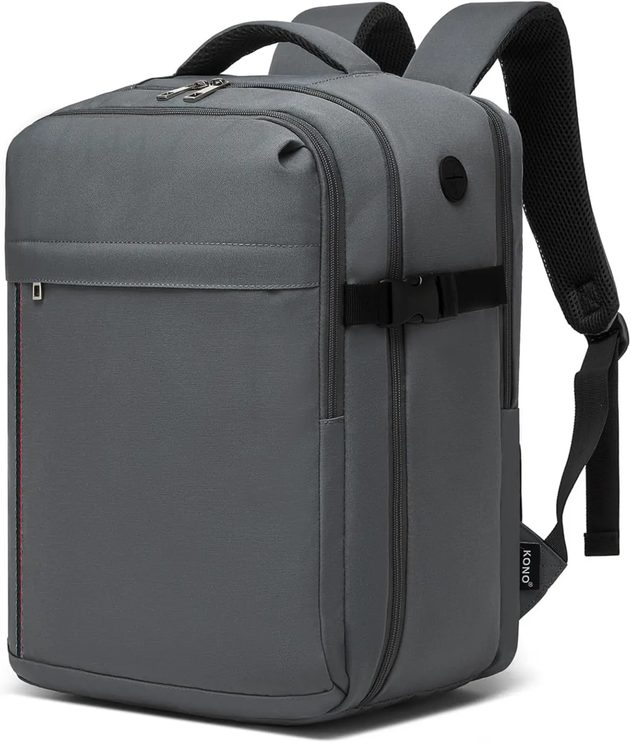 KONO Ryanair & Eurowings Handgepäck-Rucksack 40x30x20 cm 24L 500g mit USB-Ladeanschluss