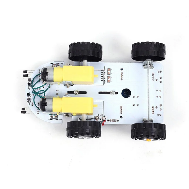 ABLQ C51 Intelligent Vehicle Obstacle Avoidance Tracking Kit Intelligent Car Soldering Training Suite Easy To Install