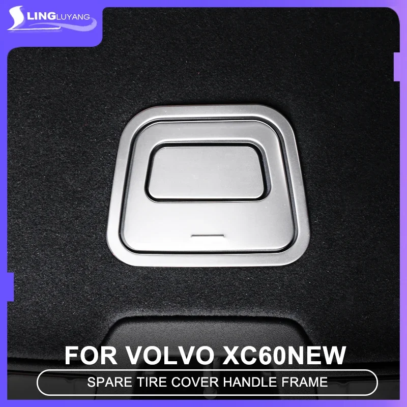 for volvo XC60 new 2018-2023 interior modification stickers automotive supplies spare tire cover handle frame Car