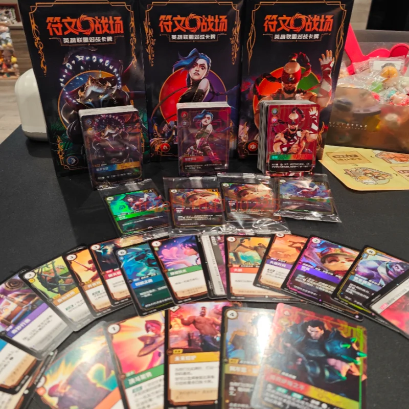 

Подлинная коллекционная карточка Riftbound League Of Legends Lol, упрощенная китайская серия Jinx Lee Sin, дополнительные карты, настольная игра, игрушка