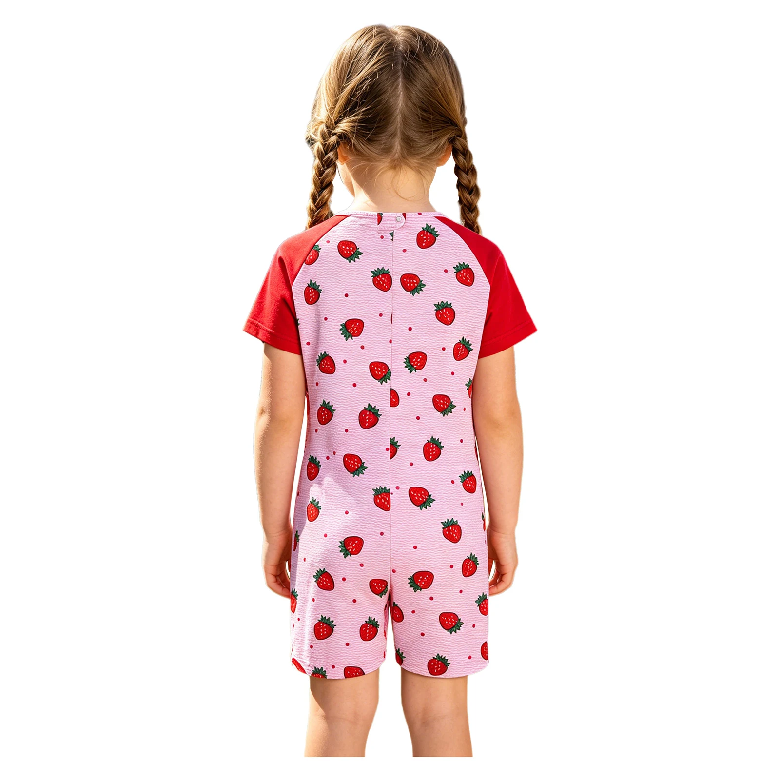 Kids 3Pcs Set Anti-strip Adaptive Bodysuit Autism Sensory Patient Special Needs Clothing Short Sleeve Back Zipper Jumpsuit