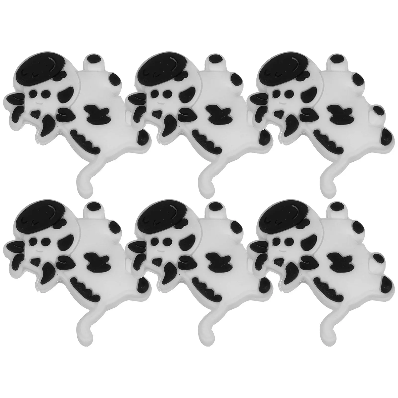 

6Pcs Silicone Tennis Racket Dampeners Creative Vibration Shock Absorbers Outdoor Racquet Accessories for Stability