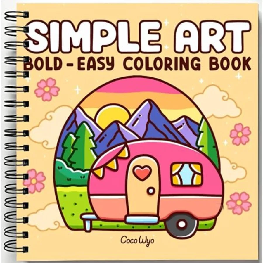 arte-semplice-libro-da-colorare-per-adulti-e-adolescenti-disegni-audace-e-facili-per-il-relax-con-caratteristiche-minimaliste-colorazione-facile-e-audace