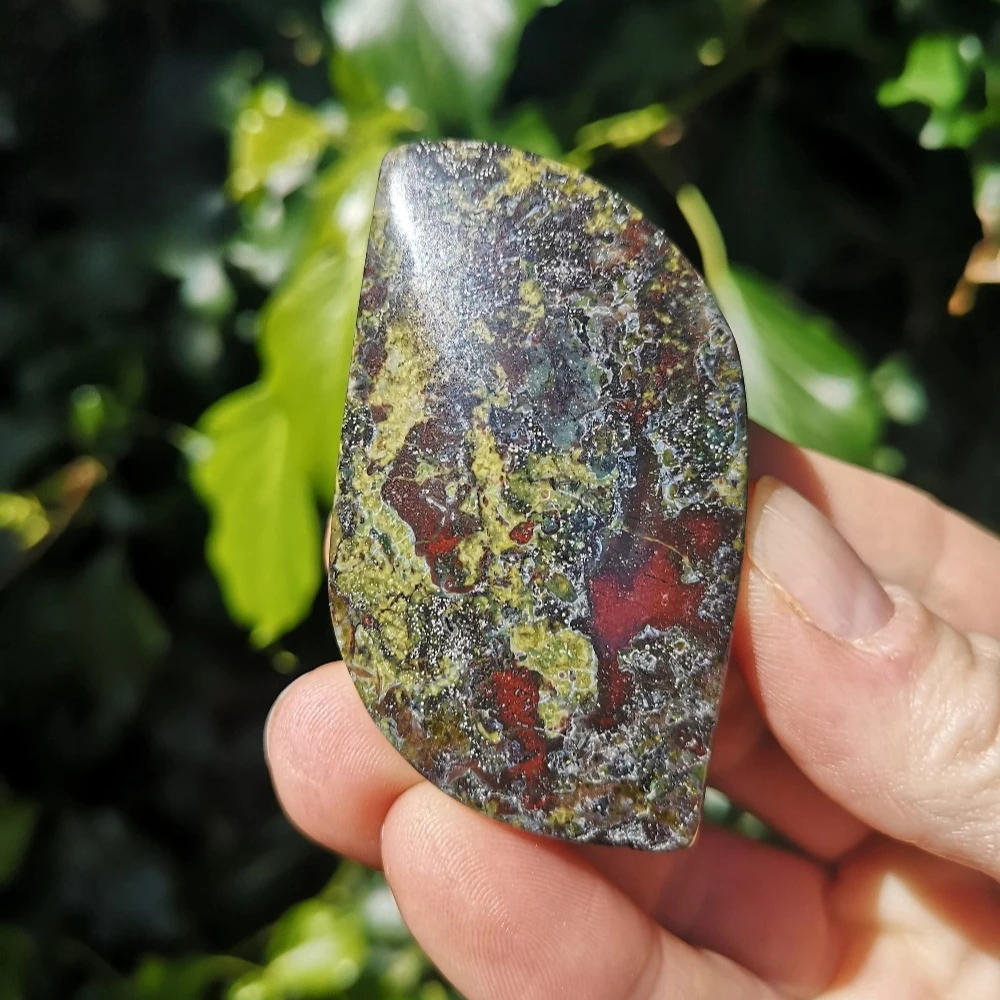 Natural Dragon's Blood Stone Leaves It's Great for Makes A Thoughtful Gift for Loved Ones for Decorating for Home or Office