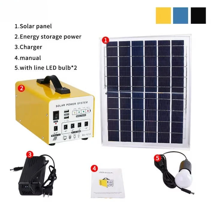 Portable Solar Generator Portable Charger 600W 1200W Power Supply Lithium Camping Solar Power Station