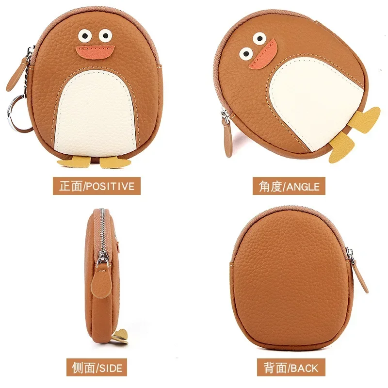 Petit sac à main rond en cuir pour femme, porte-monnaie, sac à monnaie, solide, ultra fin, mignon, petit, créatif, ins, mode, nouveau