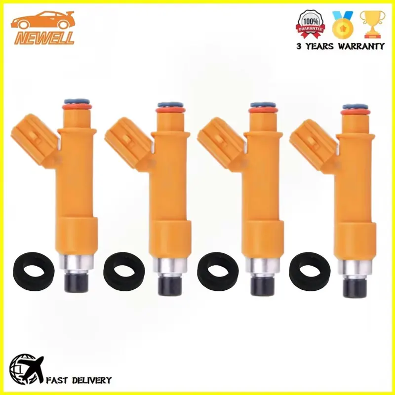 4pcs 23250-0M010 23209-0M010 Fuel Injector For TOYOTA YARIS BELTA AYGO DAFD 1.0L 1KR-FE ASIA VIOS 04-11 23209-0H050 23250-0H050
