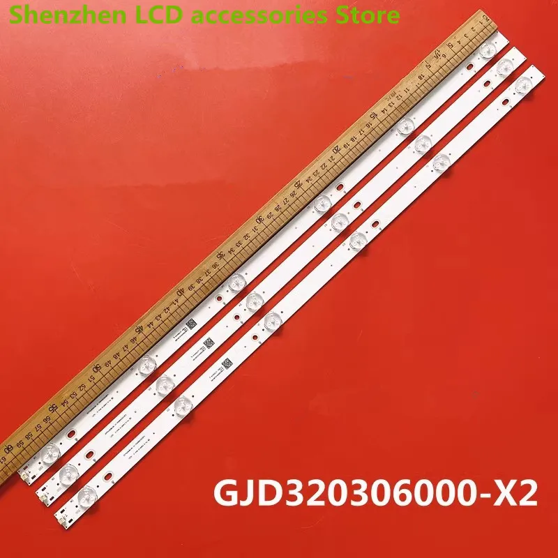 

FOR Skyworth 32E200E light strip JL.D32061235-158BS-M LCD TPT315B5-WX226 60.5CM 6LED 100%NEW LED backlight strip