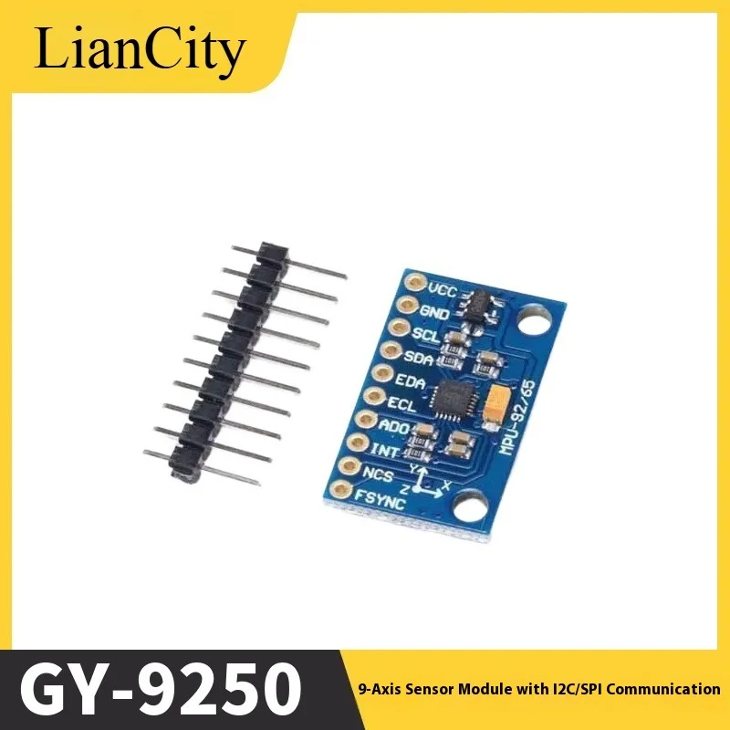 mpu-9250-gy-9250-arduino用i2c-spi通信付き9軸センサーモジュール