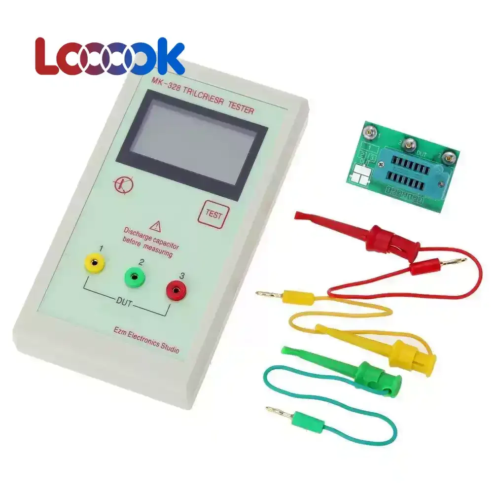 MK-328 TR Multifunctional LCR ESR Tester LCD Digital Capacitance Resistance Inductance Transistor Component Detector