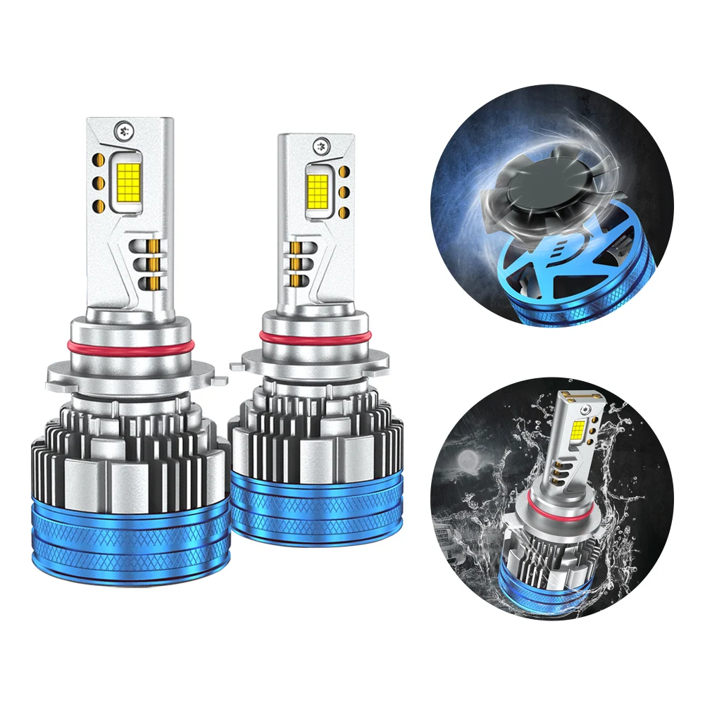 

New 2Pcs H4 Car LED Bulb H7 Headlight Bulb for Car 22000LM 150W 6000K White CSP LED 12-24V Car Headlight LED Kit DC 9-48V