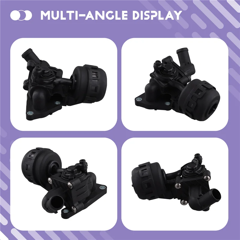 

Car For A4 A6 A7 A8 Q5 Q7 Q8 3.0T Coolant Control Regulating Valve- Part Number 059121737AR(Also 059121737AP 059121737AJ)