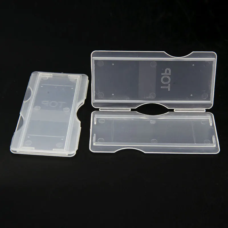 

10PCS Microscopio Lab Pathological Slides Storage Box Holder Plastic Microscope Glass Slide Case Biological Slice Storeage Boxes