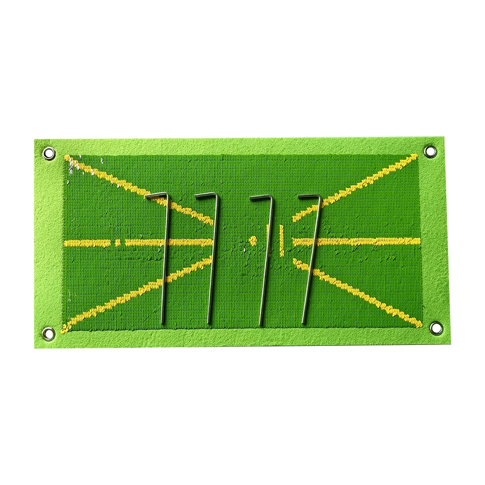 Golf Training Mat for Swing Detection Batting Golf Training Aid That Shows Swing Path Feedback and Correct Hitting Posture