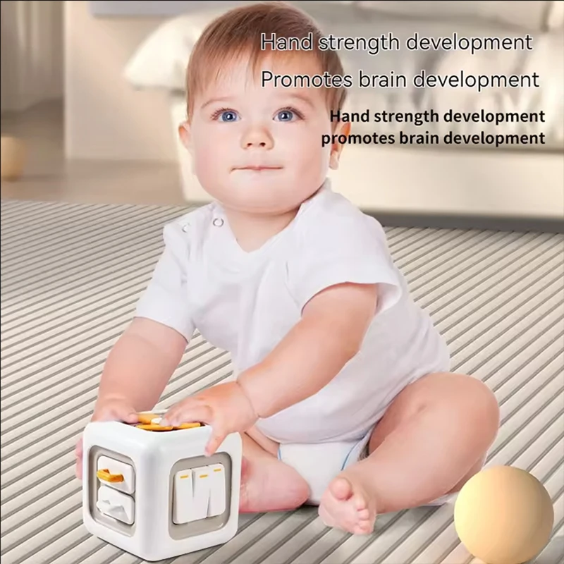 Kotak Montessori Kubus Ajaib Anak Enam Sisi Mainan Pendidikan Anak Usia Dini untuk Pendidikan Prasekolah Bayi