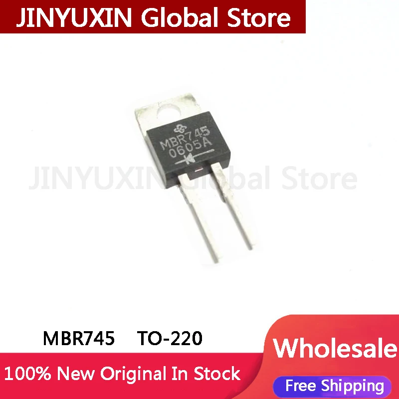 5-100Pcs MBR745 MBR TO-220 45V 16A IC Chipset In Stock Wholesale