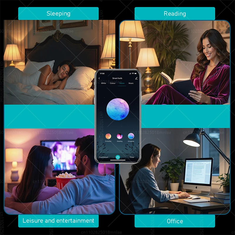5W E14 Свеча Лампа Cozylife App Control Смарт-лампа Wi-Fi Bluetooth RGBCW Светодиодный светильник 110 В 220 В Хрустальные лампы с регулируемой яркостью Украшение комнаты