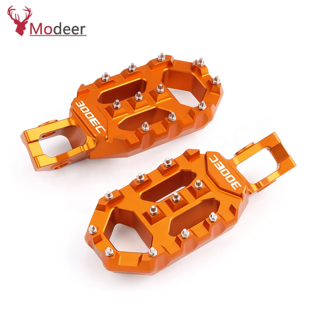 ل Gasgsa EC300 EC250F EC350F EC 250/350 F EC 300 دراجة نارية الملحقات CNC أوتاد القدم بقية القدم رافعة مسند القدمين الدواسات #3