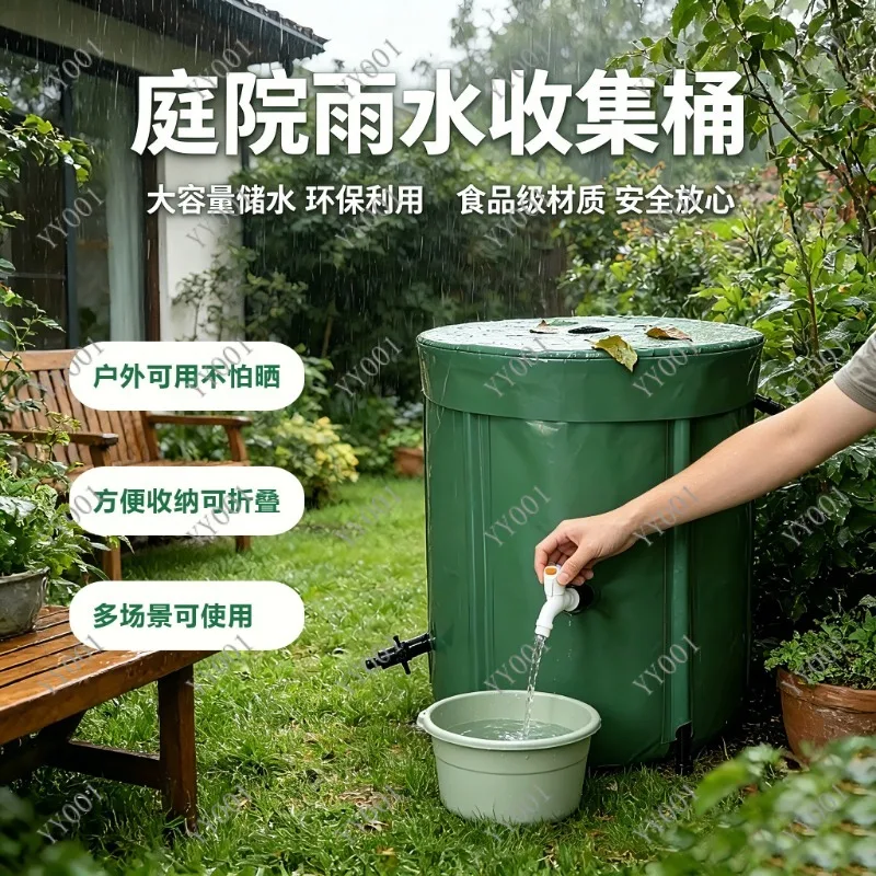

Collapsible Water Storage Bucket Large Capacity Portable Rain Collector Outdoor Multi-Purpose Water Container