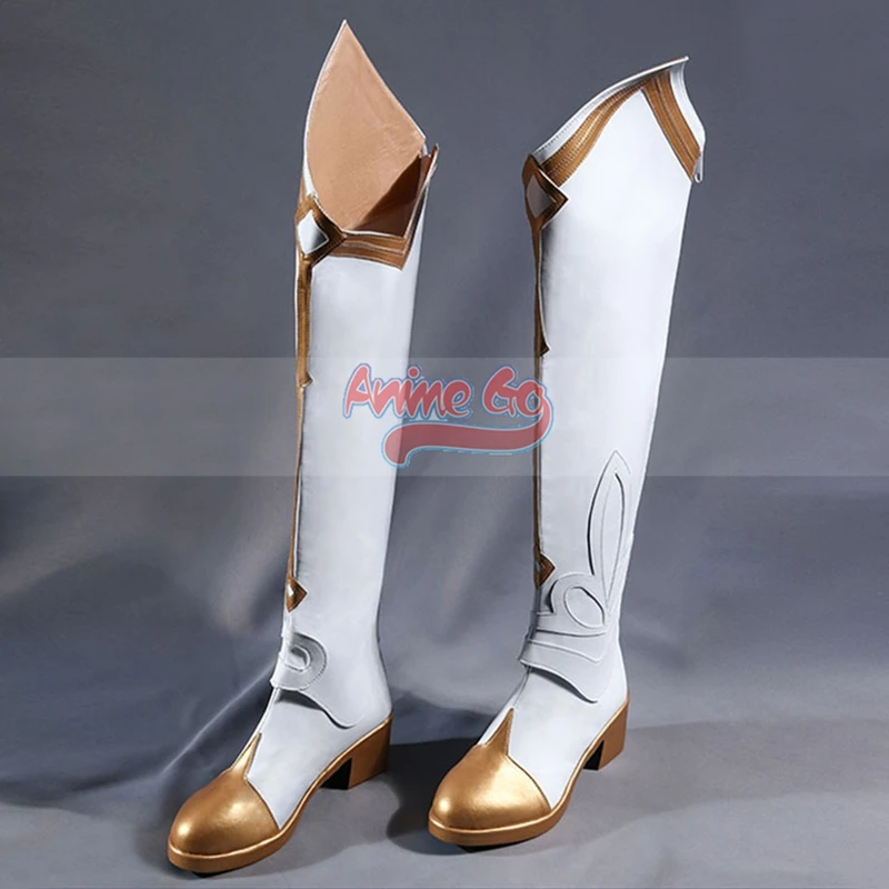 In Stock Genshin Impact Lumine Cosplay Boots Game Lumine Shoes for Women C02895