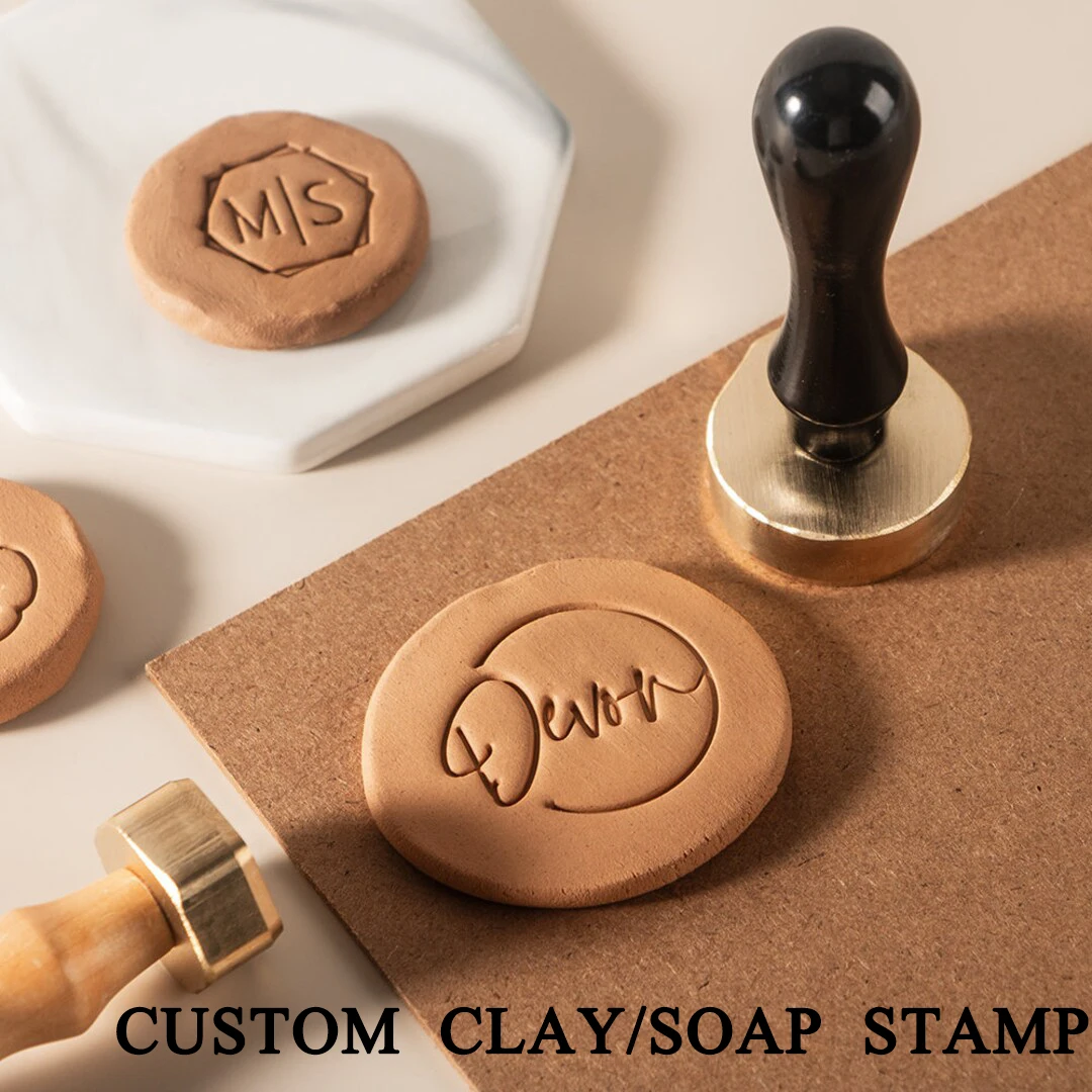 

Керамический штамп на заказ для глиняных штампов, персонализированный логотип и дизайн, штамп на Хэллоуин, сделай сам, ледяное мыло, печенье, шоколад, креативный узор